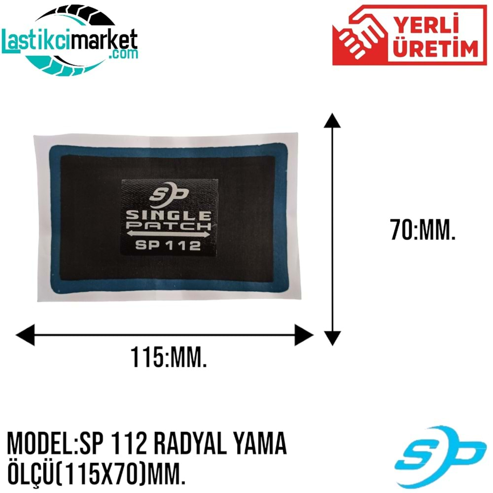 Sp 112 Yerli Yama Radyal Paket İçi Adet (10)