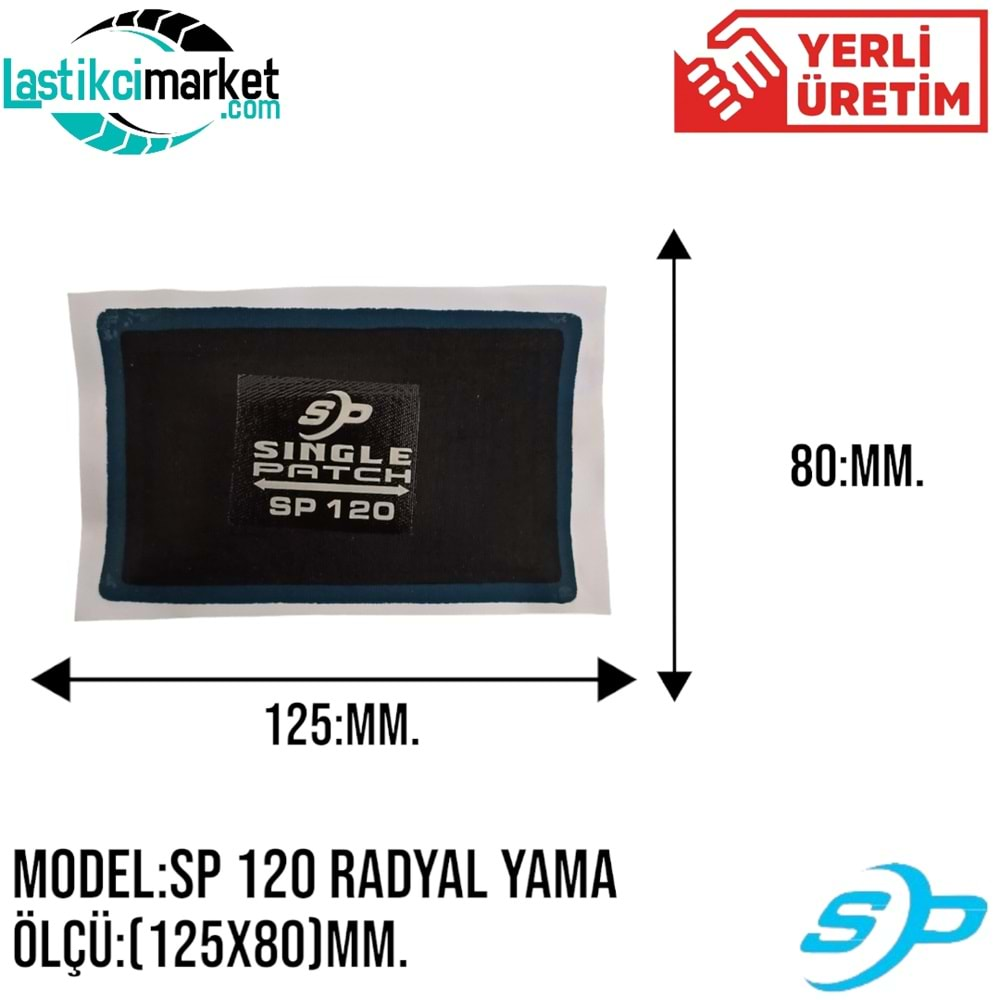 Sp 120 Yerli Yama Radyal Paket İçi Adet (10)