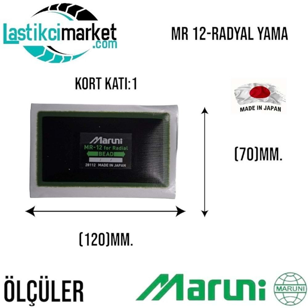 Mr 12 Maruni Radyal Yama Paket İçi Adet (10)