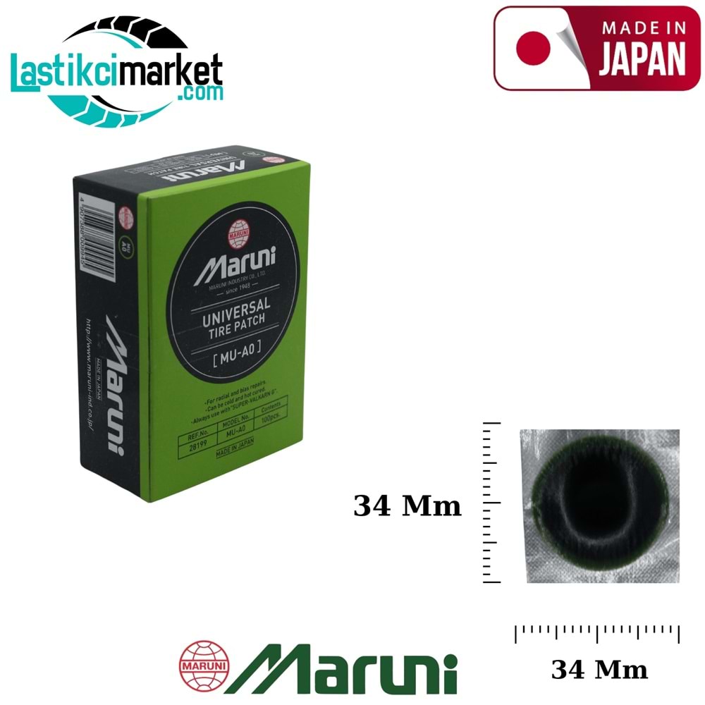 Mu A0 Maruni Çivi Deliği Yaması Paket İçi Adet (100)