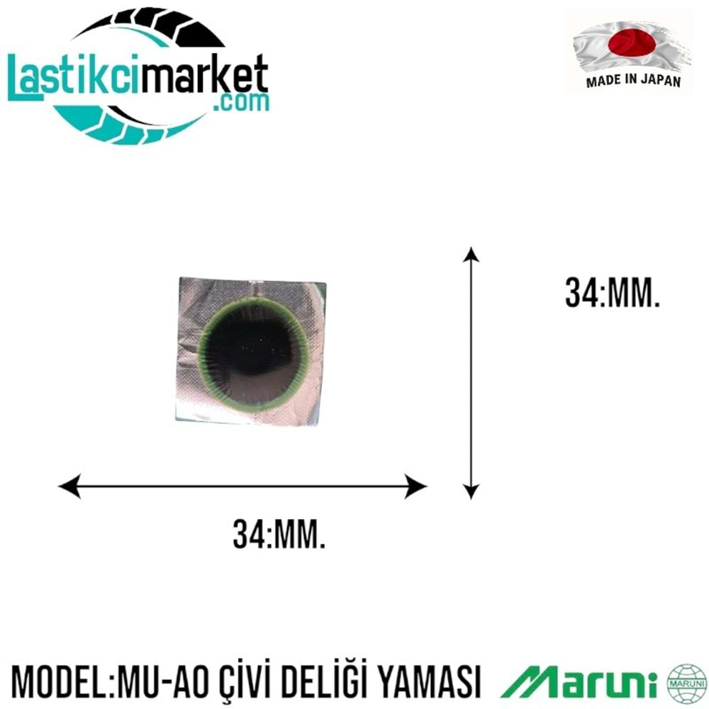 Mu A0 Maruni Çivi Deliği Yaması Paket İçi Adet (100)