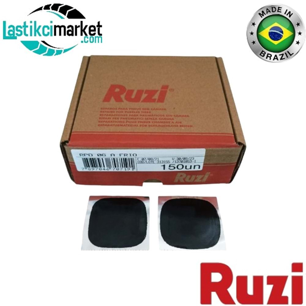 Rpd 6 Ruzi Kare Çivi Deliği Yaması (50x50)Mm. Paket İçi Adet (150)