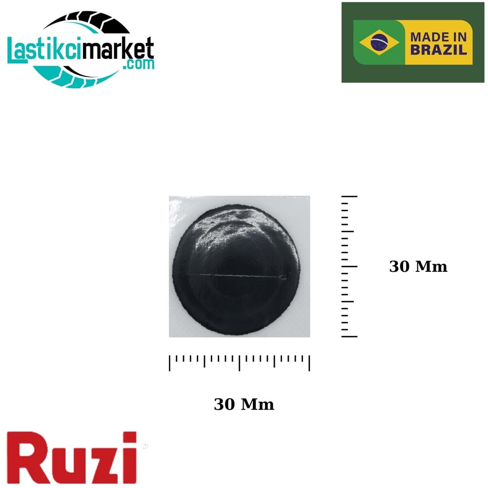 Rem 00 Ruzi İç Lastik Yaması Q(30)Mm. Paket İçi Adet (100)
