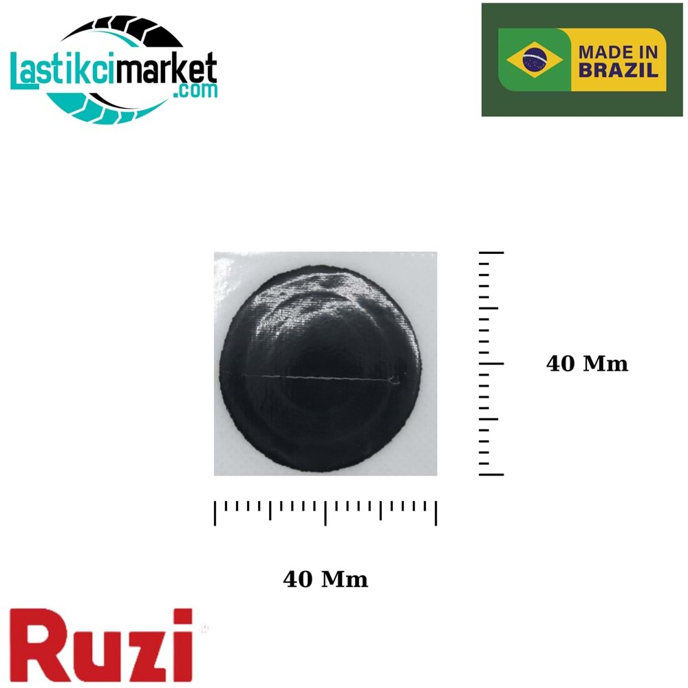 Rem 01 Ruzi İç Lastik Yaması Q(40)Mm. Paket İçi Adet (100)