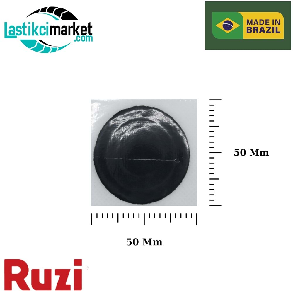 Rem 02 Ruzi İç Lastik Yaması Q(50)Mm. Paket İçi Adet (40)