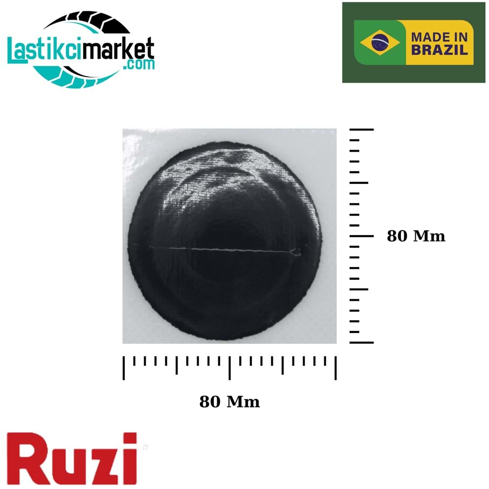 Rem 04 Ruzi İç Lastik Yaması Q(80)Mm. Paket İçi Adet (40)