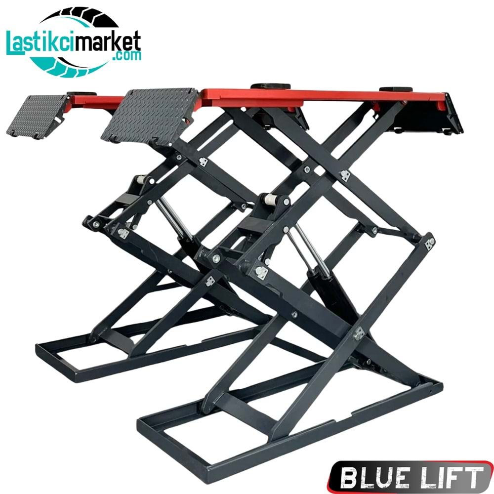 Blu Lift 2 Mt Makaslı 3 Ton Kapasiteli Güvenlik Kilitli Lift
