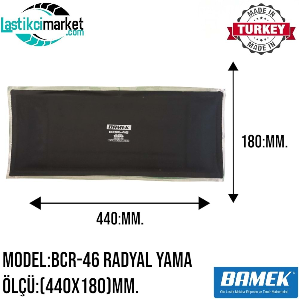 Bcr 46 Bamek Yama (440X180)Mm. Kutu İçi Adet (10)