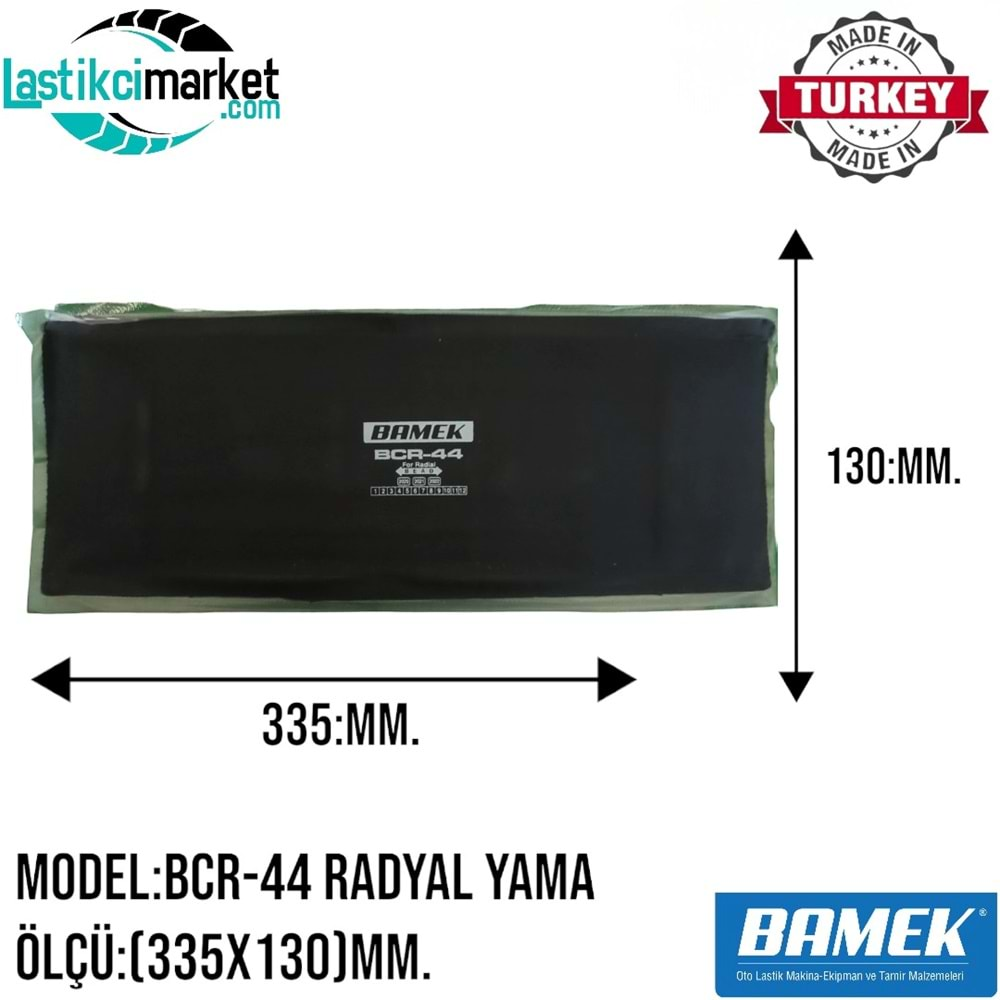 Bcr 44 Bamek Yama (335X130)Mm. Kutu İçi Adet (10)