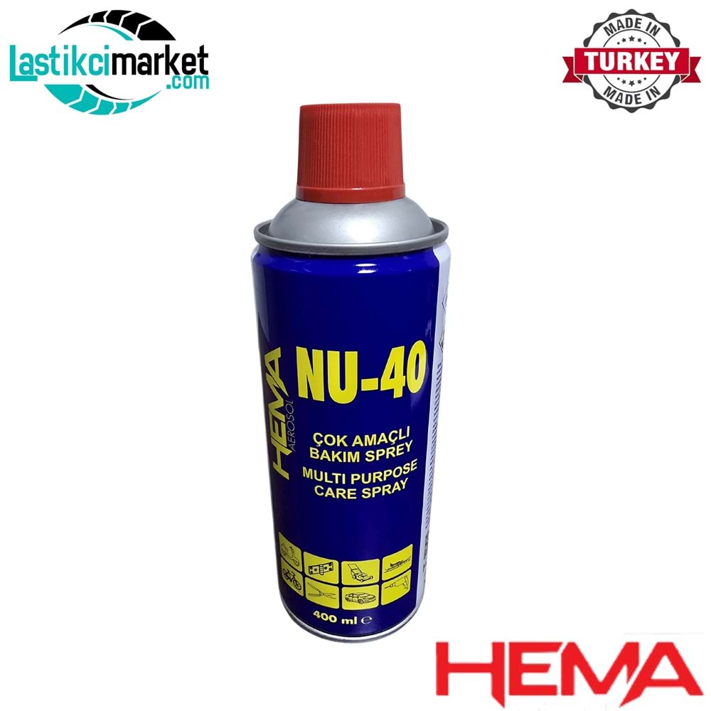 Hema Nu-40 400 Ml Çok Amaçlı Yağlayıcı Sprey