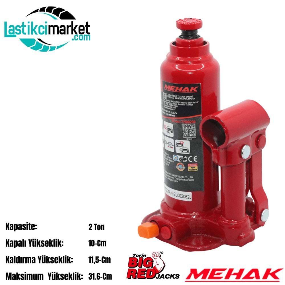 2 Ton Şişe Kriko Mehak-Bigred