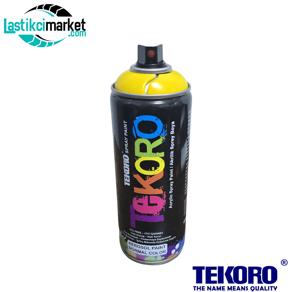 Tekoro Trafik Sarı 400 Ml Sprey Boya