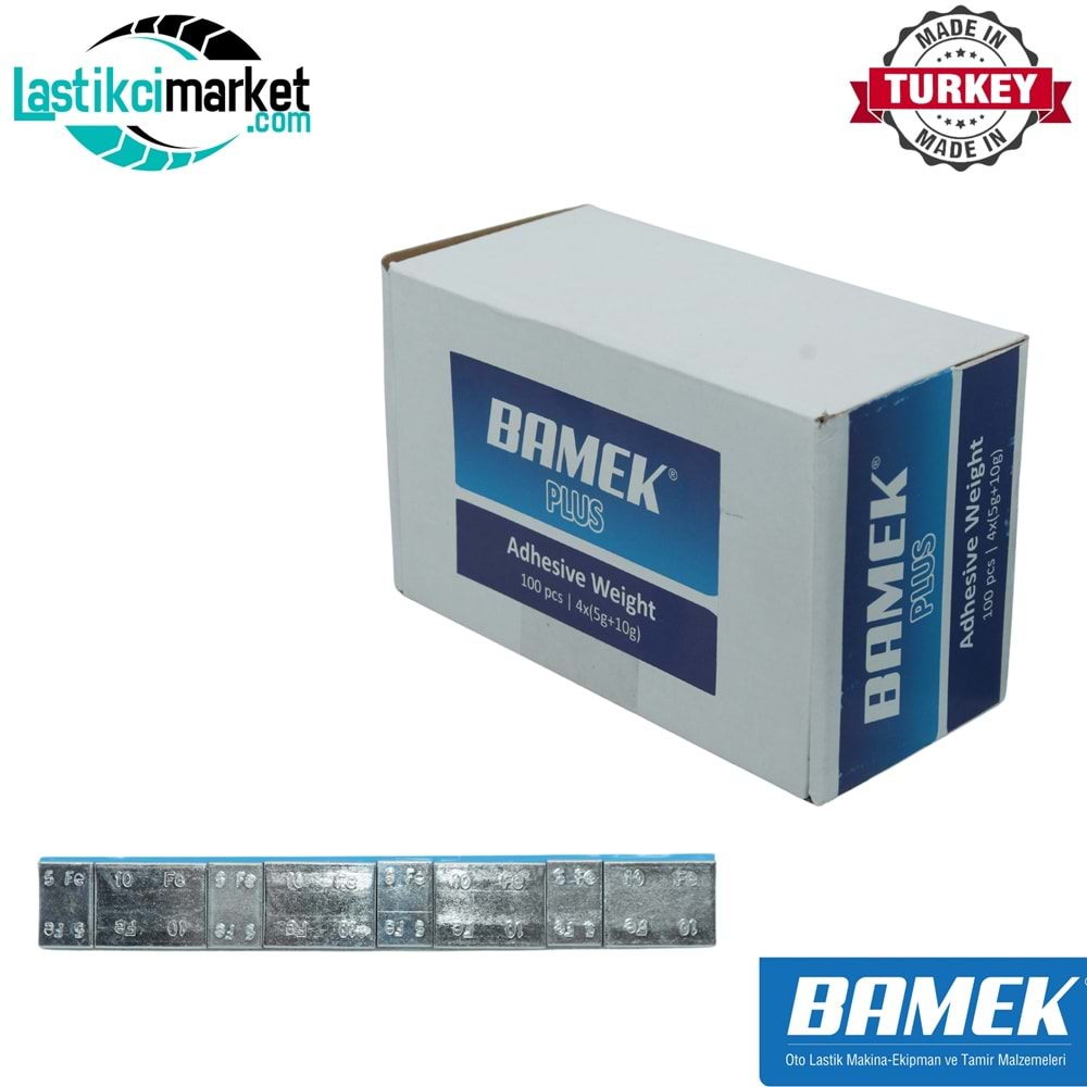 8398-Bamek Yapışma Kurşun (5X10) Pk.Miktar (100x60 Gr.)