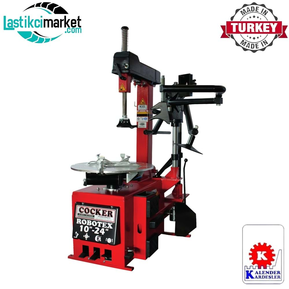 Kalender Robotek 10-24 Çift Devirli+Yardımcı Kollu Lastik Sökme Takma Makinesi