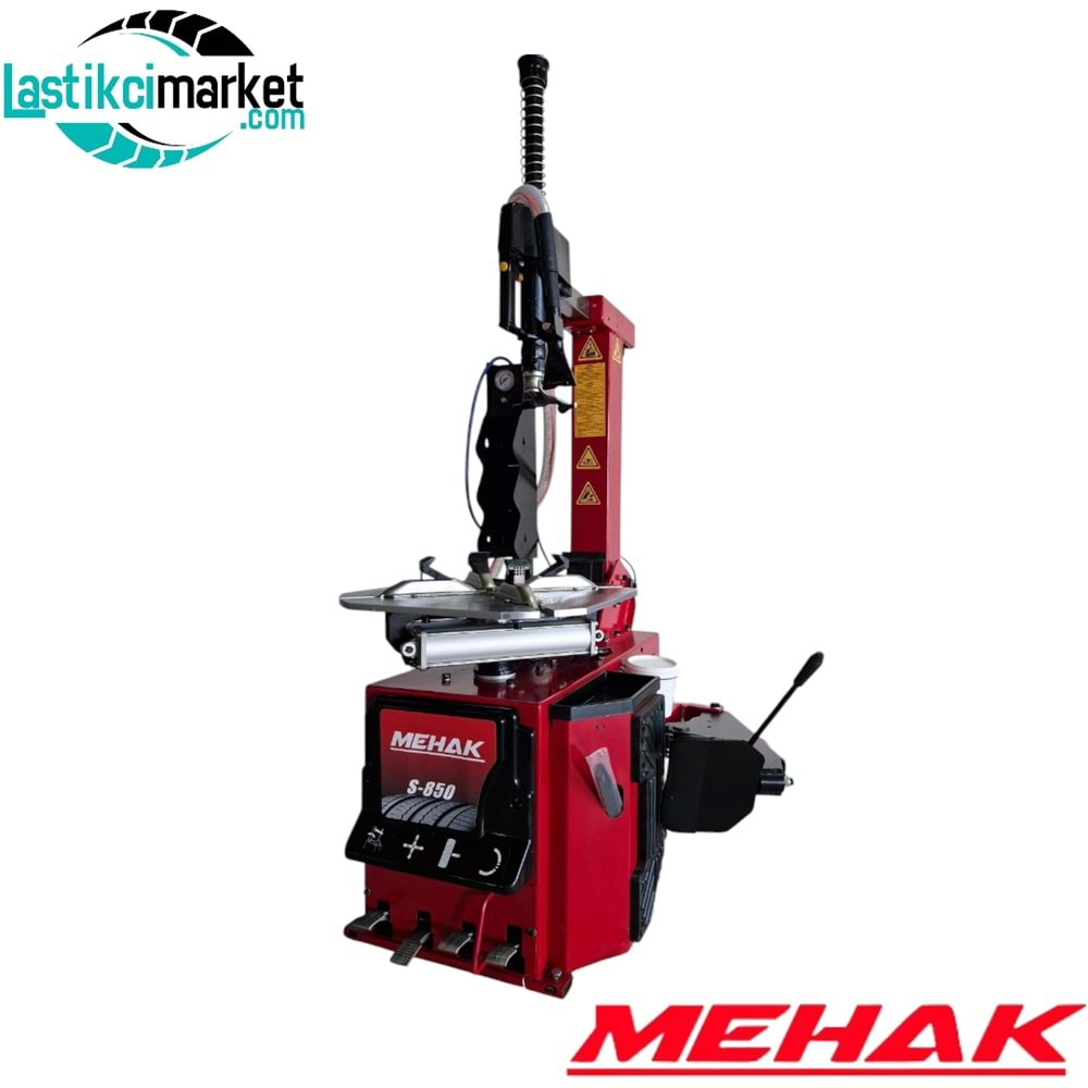 Mehak S-850 Şoklama Sistemli Raflı Saatli Lastik Sökme Makinesi