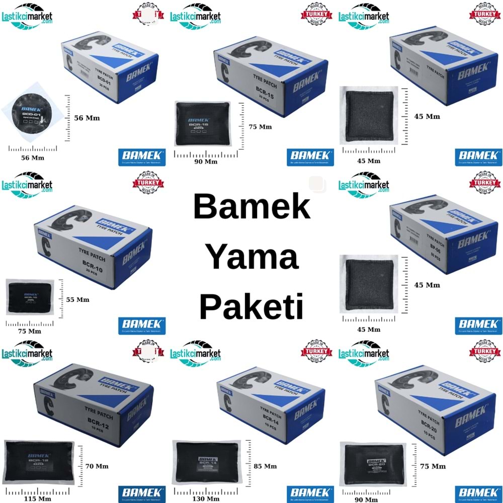 Bamek Yama Kolisi (12) Paket Koli İçi Miktar