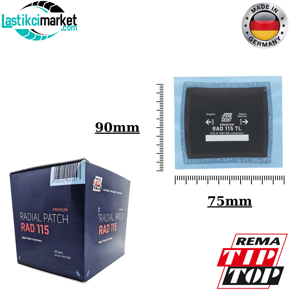Rema Rad 115 Radyal Yama (90x75)Mm. Paket İçi Miktar (20)