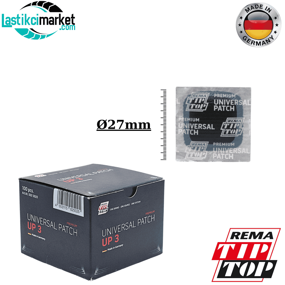 Rema Up 3 Çivi Deliği Yaması Q(27Mm.)Paket İçi Miktar (100)