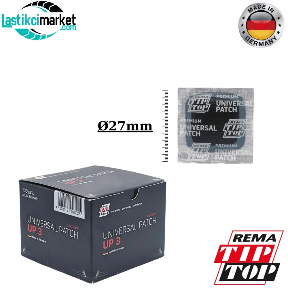 Rema Up 3 Çivi Deliği Yaması Q(27Mm.)Paket İçi Miktar (100)