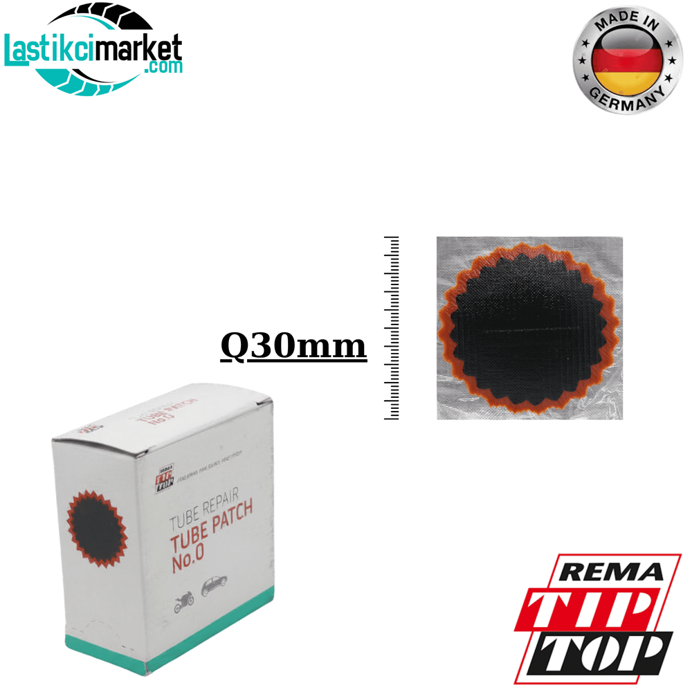 Rema No 0 İç Lastik Yaması (30)Mm. Paket İçi Miktar (100)