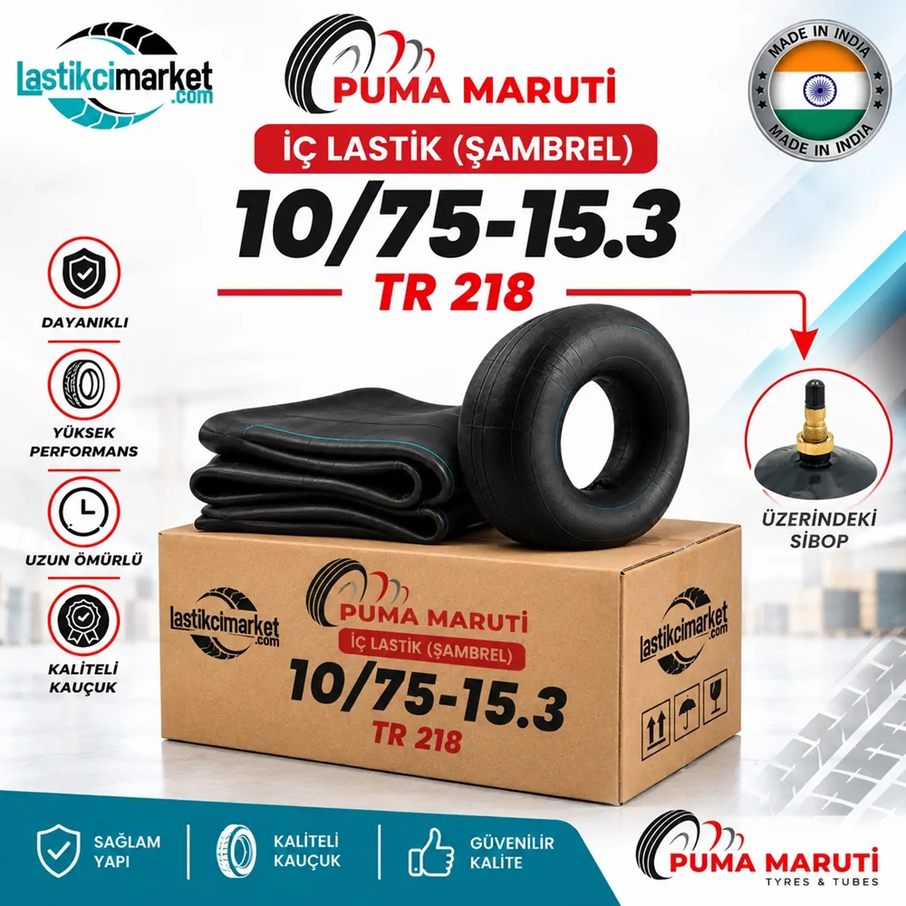 10/75-15.3 Tr218 (TA) Puma Maruti İç Lastik Koli İçi Adet (10)