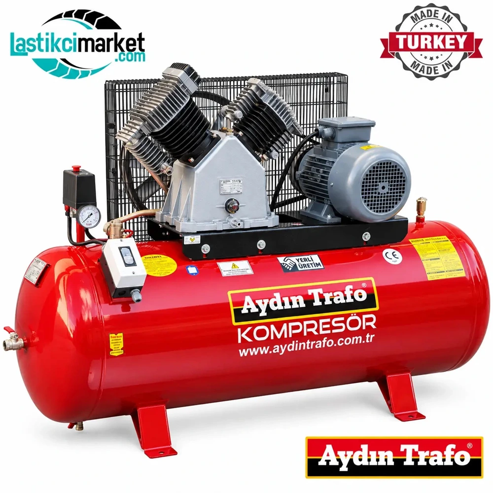 Aydın Trafo 22-530 12 Bar 7.5 Kw 10 Hp Pistonlu Komprösör