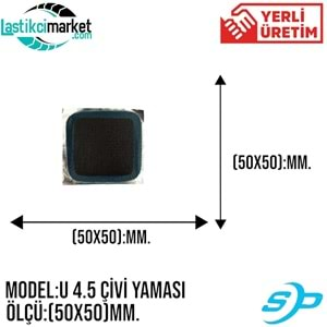 U 4.5 Yerli Çivi Yaması Paket İçi Adet (50)