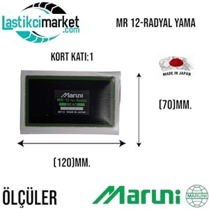 Mr 12 Maruni Radyal Yama Paket İçi Adet (10)