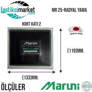 Mr 25 Maruni Radyal Yama Paket İçi Adet (10)