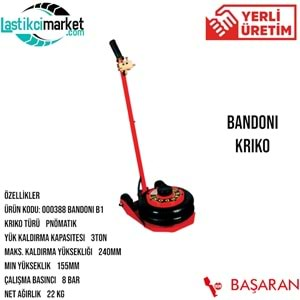 3 Ton Başaran Bandoni Havalı Körük Kriko-Kod:(Bşr/58)