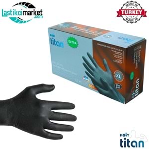 Nitril Eldiven Siyah XL