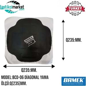 Bcd 6 Bamek Yama Diagonal Q(235)Mm. Kutu İçi Adet (10)