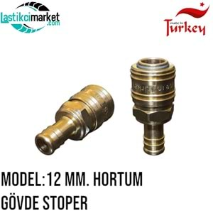 12 Mm.Hortum Gövde Stoper Yerli