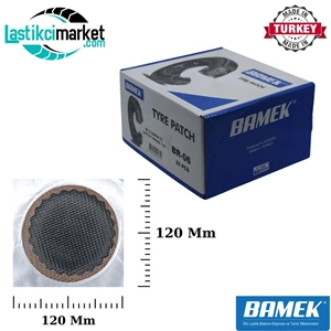 Br 6 Bamek İç Lastik Yaması Q(120)Mm. Kutu İçi Adet (25)