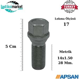 M14X1.5X28 Mm Bijon Saplama Alman Grup