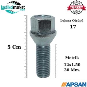 M12X1.50 19-AA 28Mm Bijon Saplama Reno-Opel-Bmw