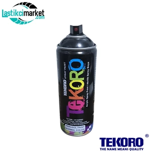 Tekoro Mat Siyah 9005 (400)Ml Jant Boyası