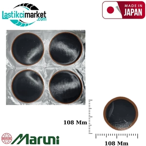 Tabaka İç Lastik Yaması Maruni R04 Q(108Mm) 4 Lü