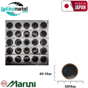 Tabaka İç Lastik Yaması Maruni M2 Q(40Mm) 25 Li