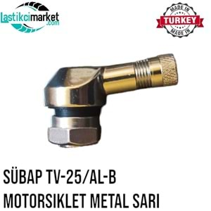 Sübap TV-25/AL-B Motorsiklet Metal Sarı