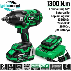 Haispro 1/2 Şarjlı Bijon Sökme 1300(Nm.)