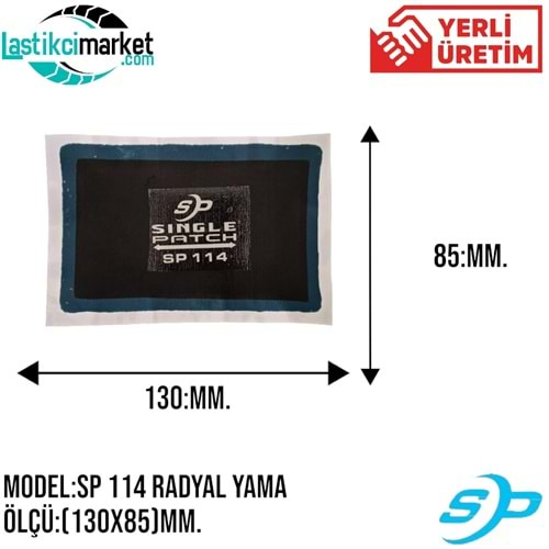 Sp 114 Yerli Yama Radyal Paket İçi Adet (10)