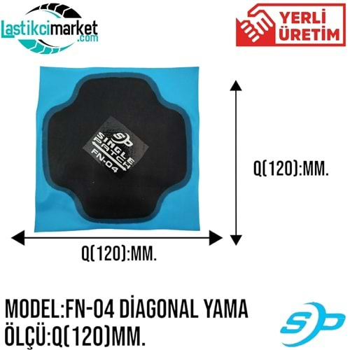 Diagonal Fn 4 No Yerli Yama Paket İçi Adet (10)