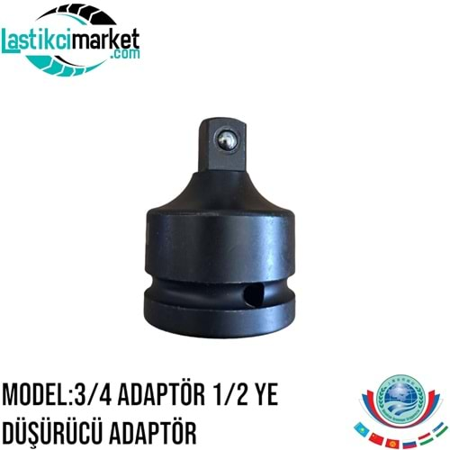 3/4 Adaptör 1/2 Ye Düşürücü Adaptör