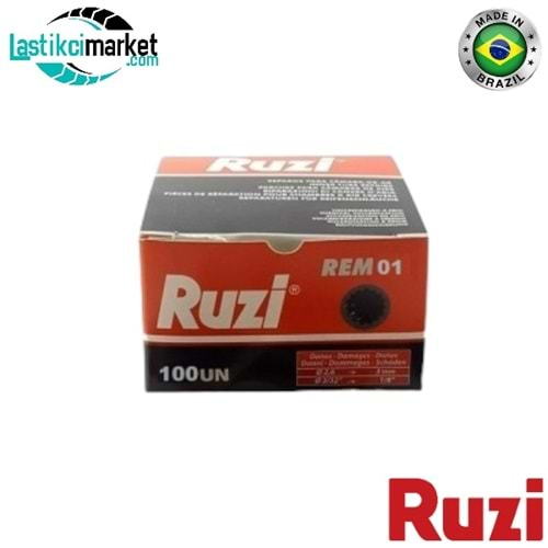 Rem 01 Ruzi İç Lastik Yaması Q(40)Mm. Paket İçi Adet (100)