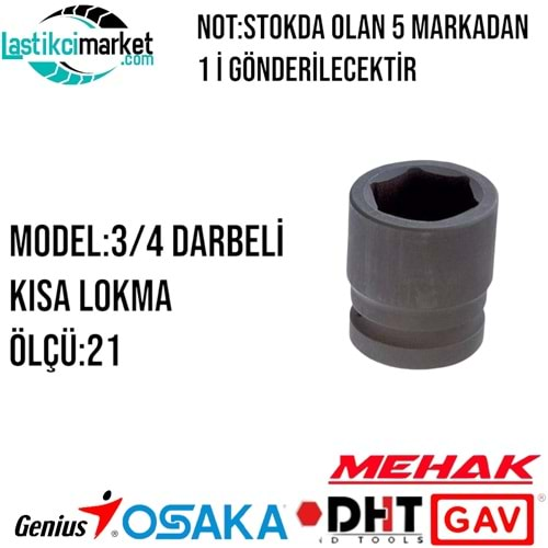 3/4 21 Lokma Kısa