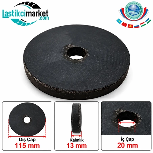 Telli Fırça Kaucuk 11.5 Cm