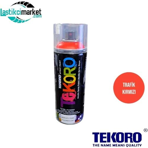 Tekoro Trafik Kırmızı 400 Ml Sprey Boya