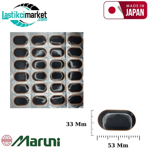Tabaka İç Lastik Yaması Maruni L Q(33X53) 24 Lü