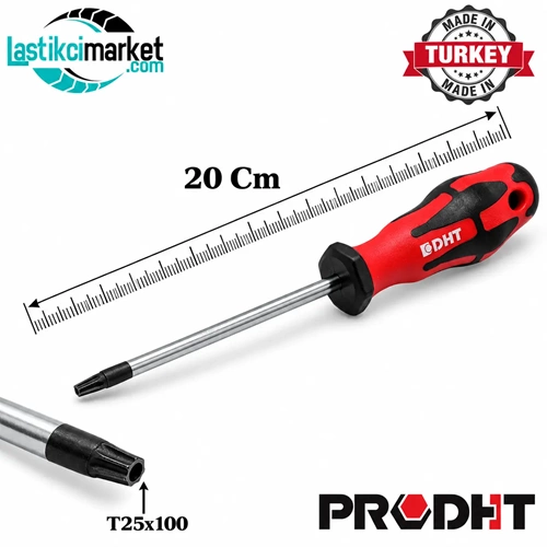 Delikli Torx Tornavida T25x100 Dht Mono Seri